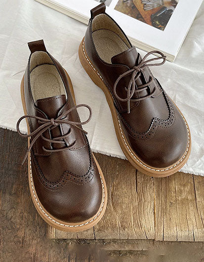 Derbies à Lacets Bout Rond