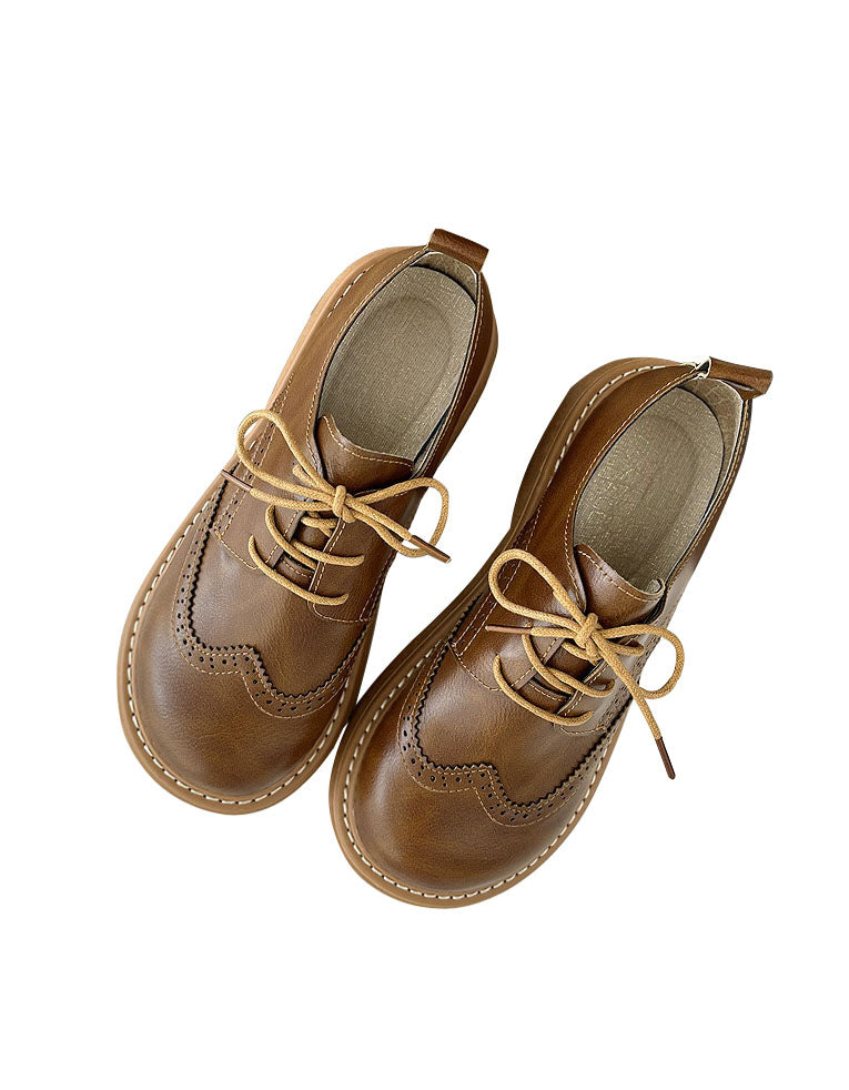 Derbies à Lacets Bout Rond