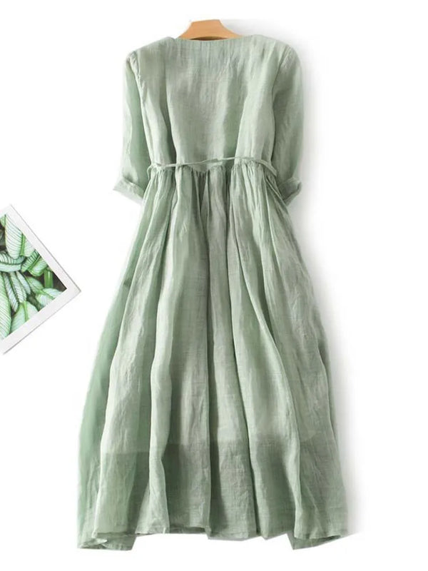 Robe Longue Fluide - Élégance Bohème pour l'Été