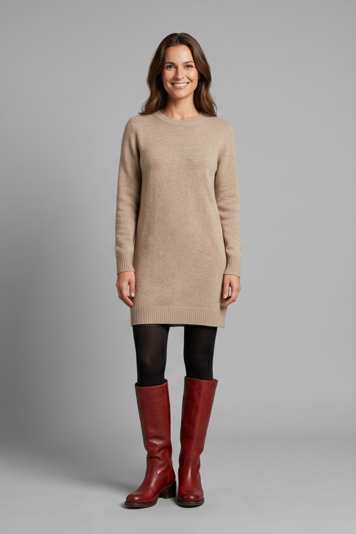 Bottes Hautes à Talon Bloc Sans Lacets