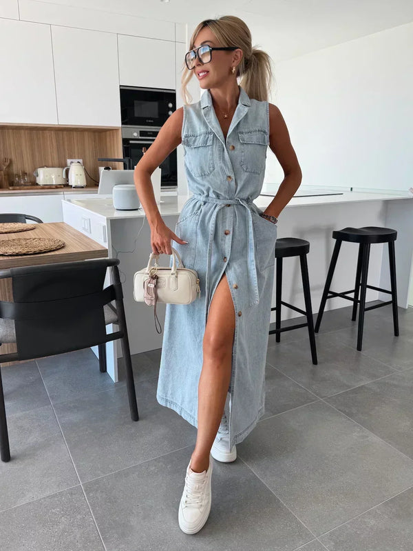 Valentina | Robe Longue Décontractée Chic et Intemporelle pour Toutes les Occasions