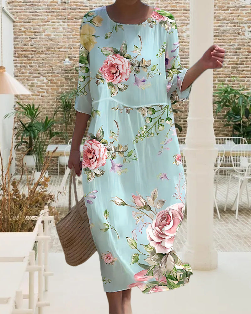 Martha™ | Robe Florale Élégante