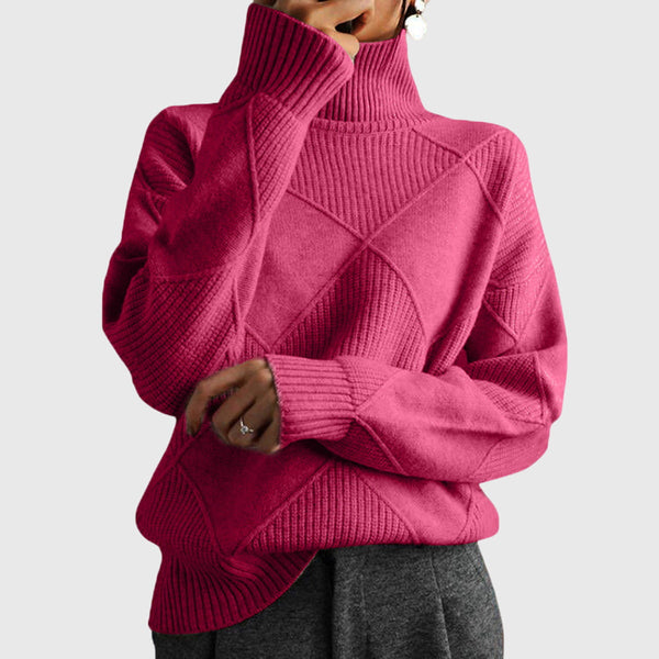 Pull Col Roulé Élégance Intemporelle