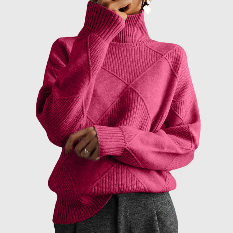Pull Col Roulé Élégance Intemporelle