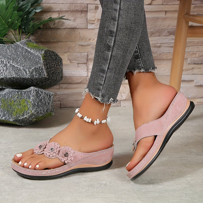 Trudy® | Sandales élégantes et confortables avec brides florales