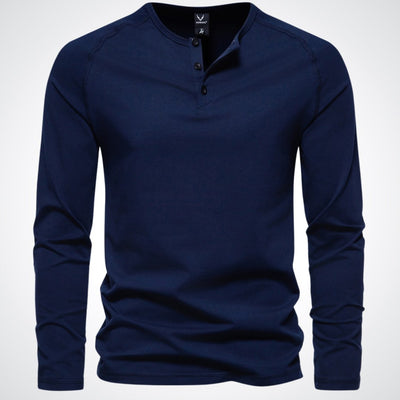 Stephen | Chemise Henley stylisée pour hommes pour un confort décontracté