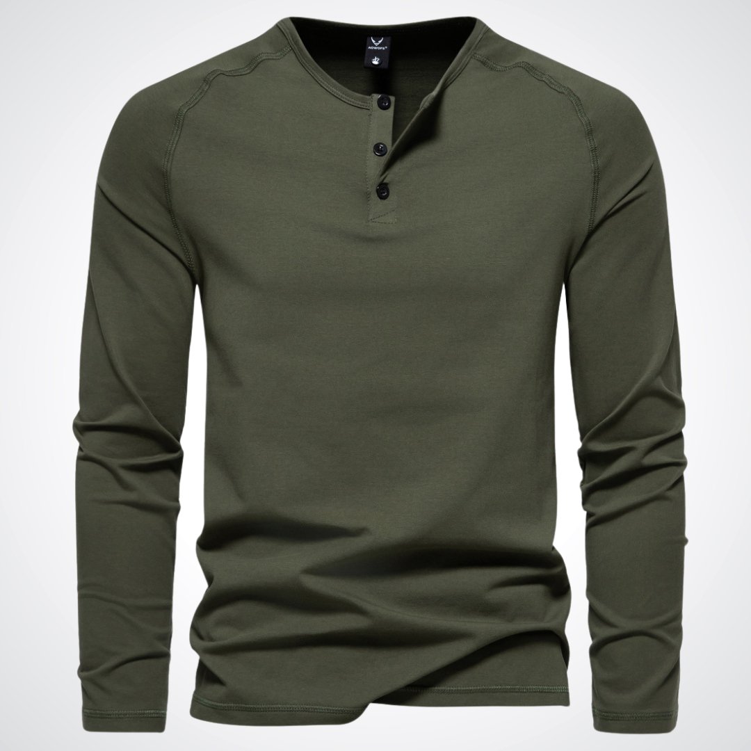 Stephen | Chemise Henley stylisée pour hommes pour un confort décontracté