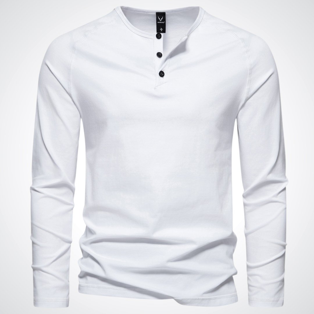 Stephen | Chemise Henley stylisée pour hommes pour un confort décontracté