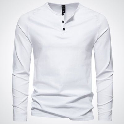 Stephen | Chemise Henley stylisée pour hommes pour un confort décontracté