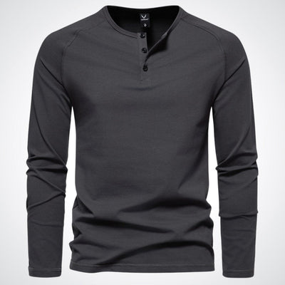 Stephen | Chemise Henley stylisée pour hommes pour un confort décontracté