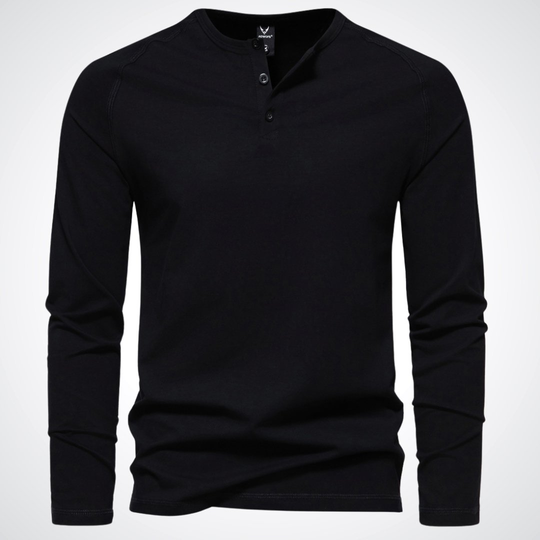 Stephen | Chemise Henley stylisée pour hommes pour un confort décontracté
