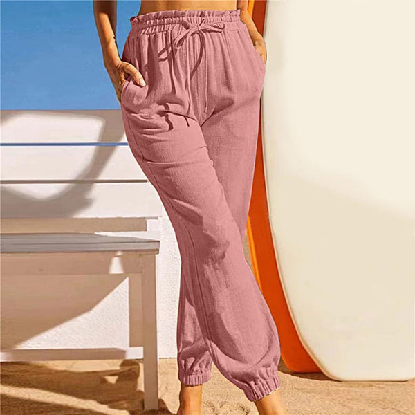 Emma | Pantalon de jogging aéré avec cordon de serrage | Confort et liberté | Tissu doux