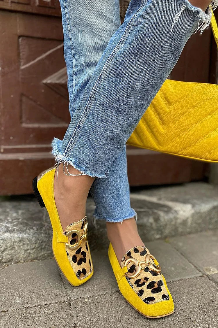 Mocassins à Motif Géométrique