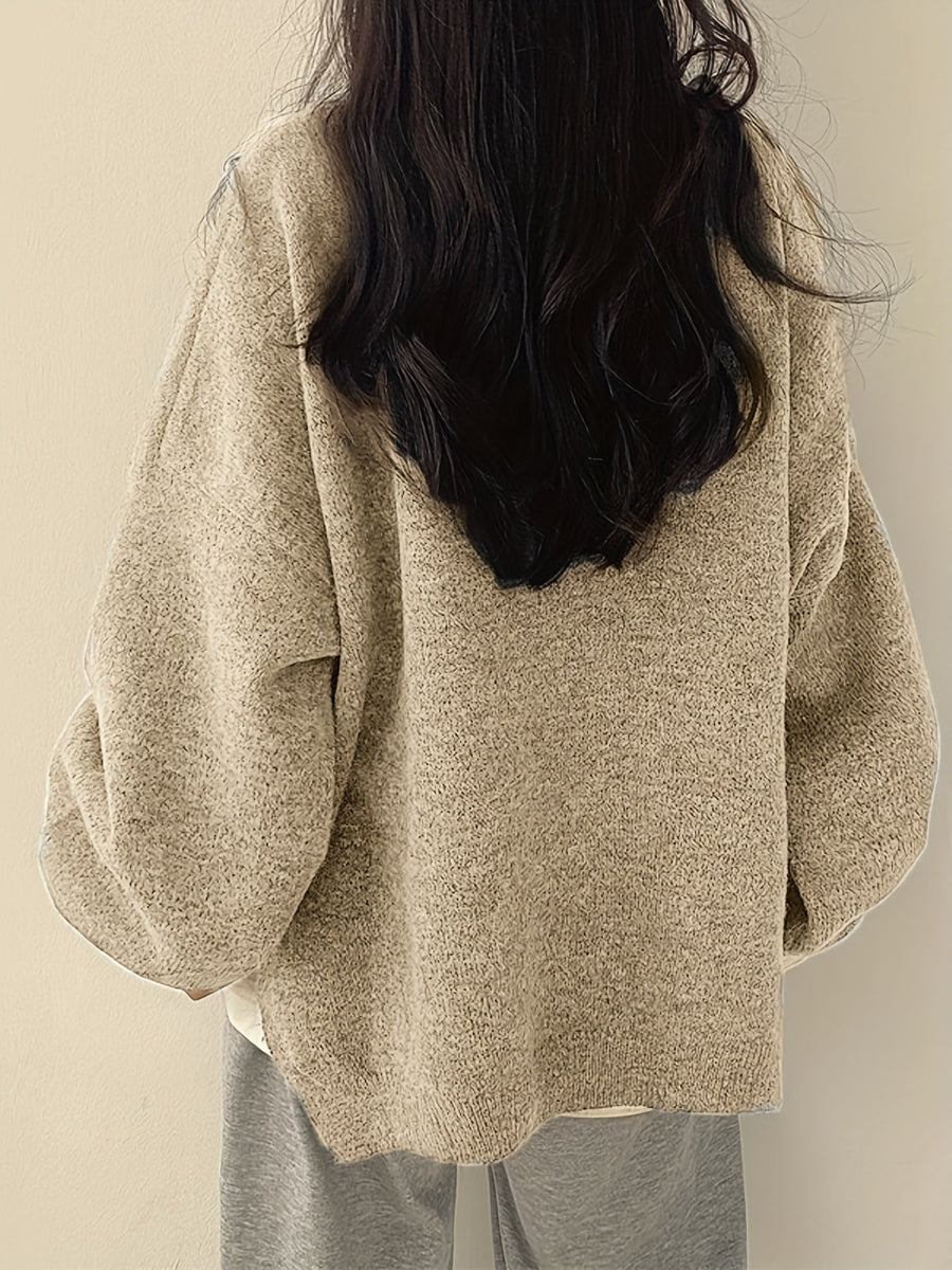 Sweat Oversize à Détails Asymétriques