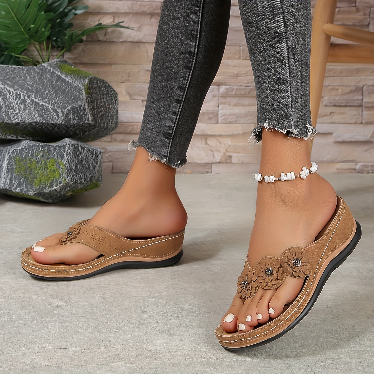 Trudy® | Sandales élégantes et confortables avec brides florales