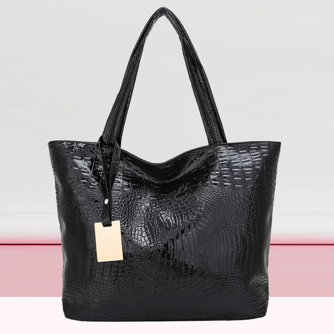 Isabella | Sac spacieux avec imprimé crocodile
