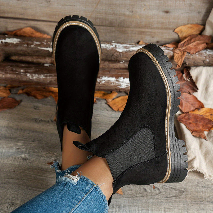Bottines Cheville Enfiler Facile