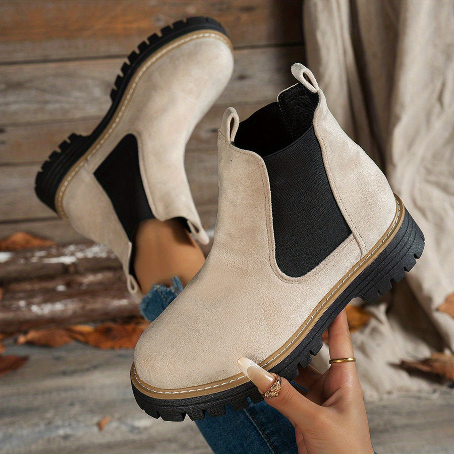 Bottines Cheville Enfiler Facile