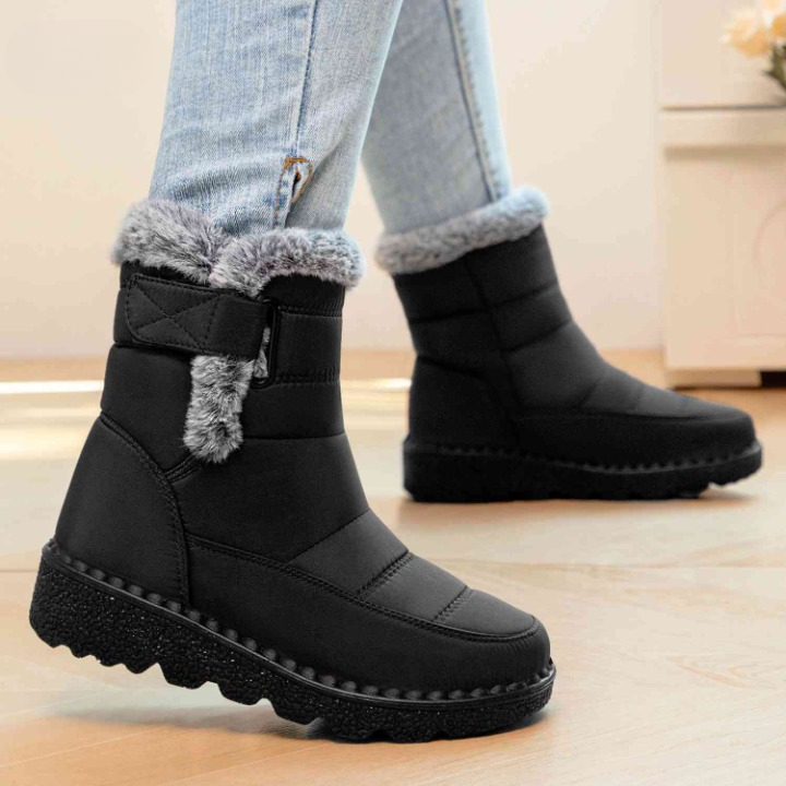 Bottines Montantes à Semelle Crantée