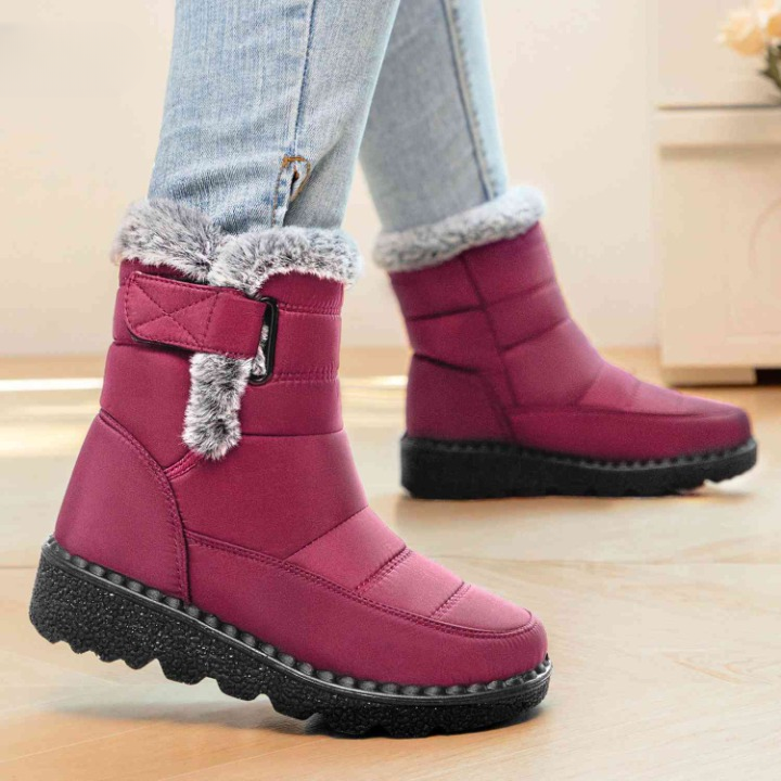 Bottines Montantes à Semelle Crantée