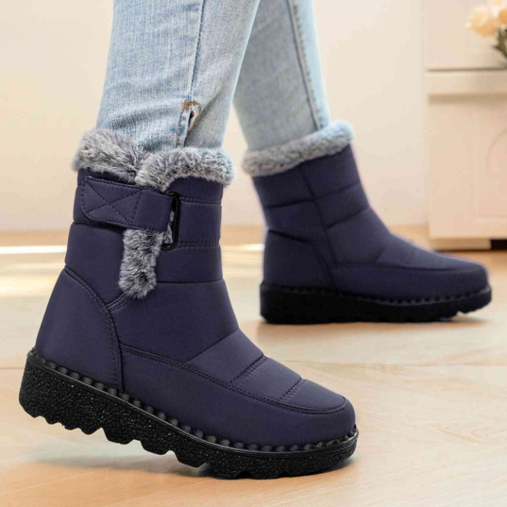 Bottines Montantes à Semelle Crantée