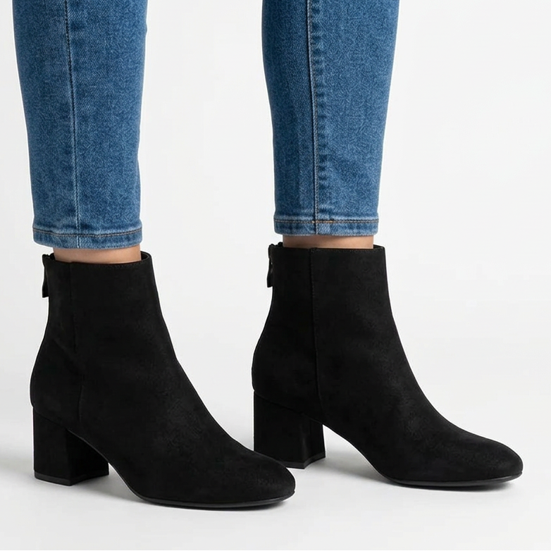 Botins de Tornozelo Conforto Elegante