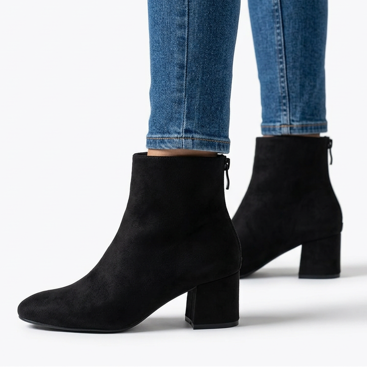 Botins de Tornozelo Conforto Elegante