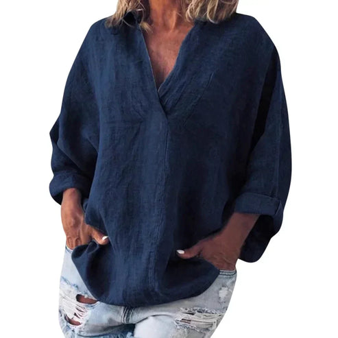Julia - T-shirt à manches longues au style affirmé