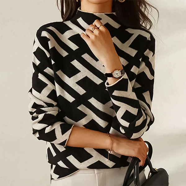 Pull Col Rond Souple et Intemporel