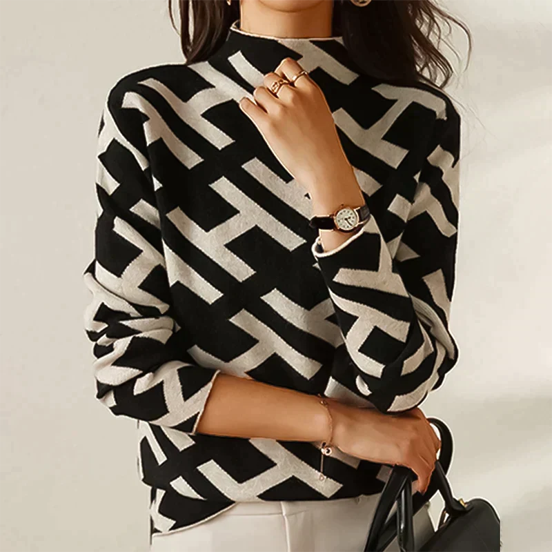 Pull Col Rond Souple et Intemporel