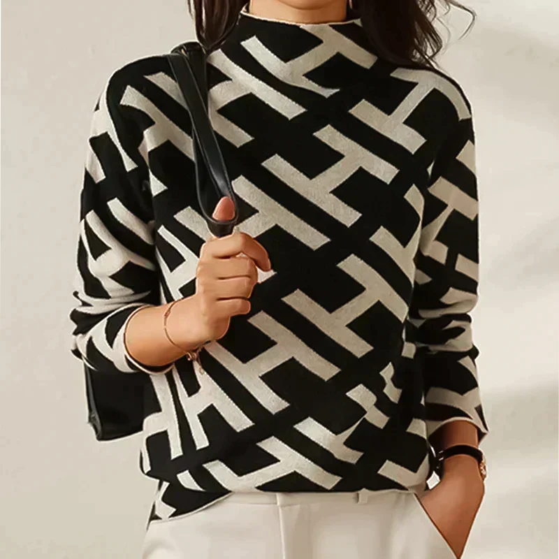 Pull Col Rond Souple et Intemporel