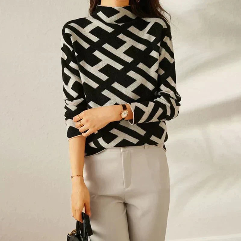 Pull Col Rond Souple et Intemporel
