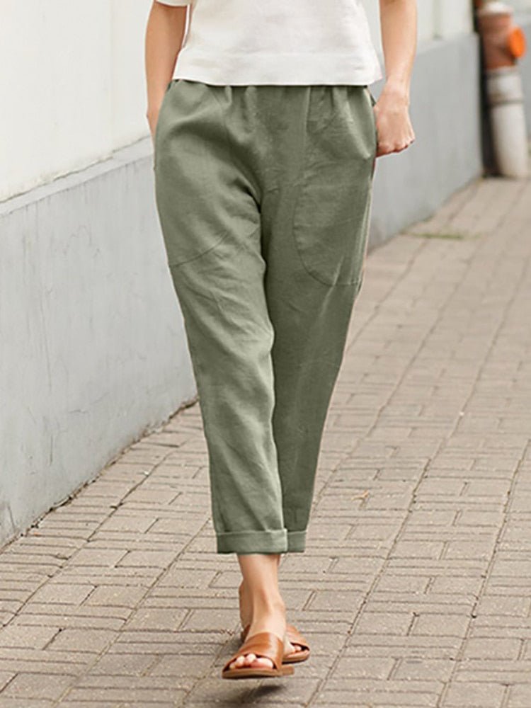 Pantalon Dayanara — détail de la coupe et de la silhouette
