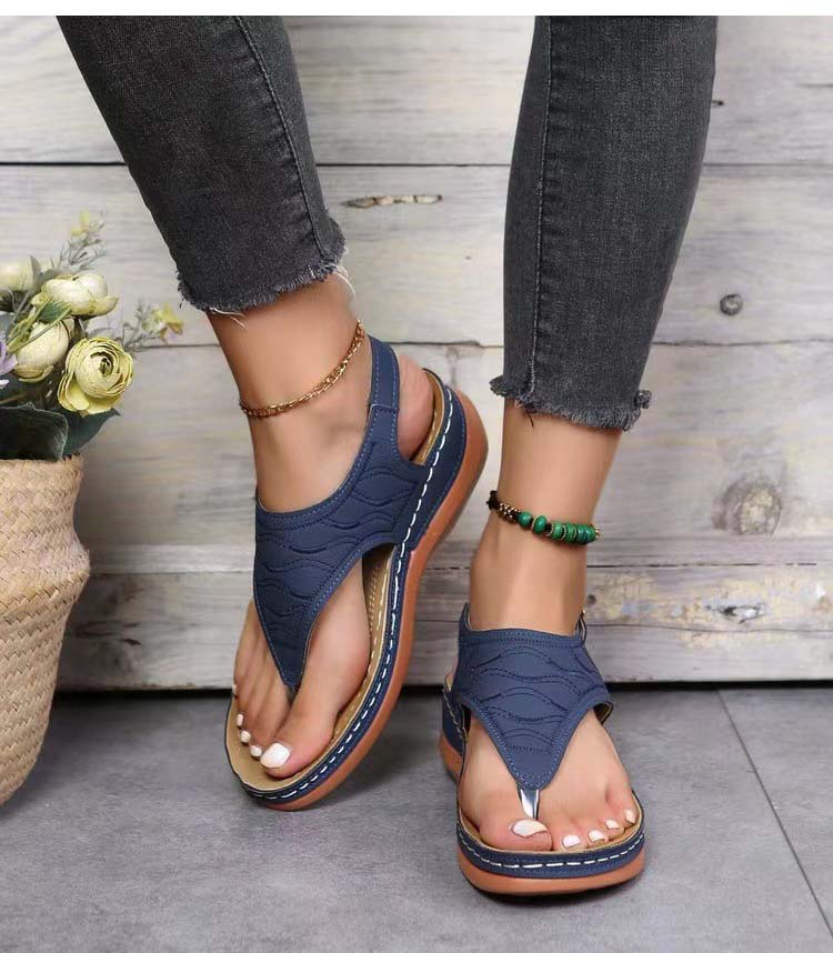 Irene® | Romanza Sandales à talon compensé élégantes pour le look plage de l'été