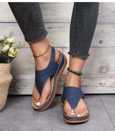 Irene® | Romanza Sandales à talon compensé élégantes pour le look plage de l'été