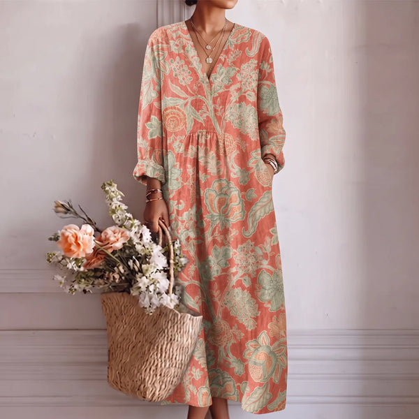 Vestido midi fluido atemporal