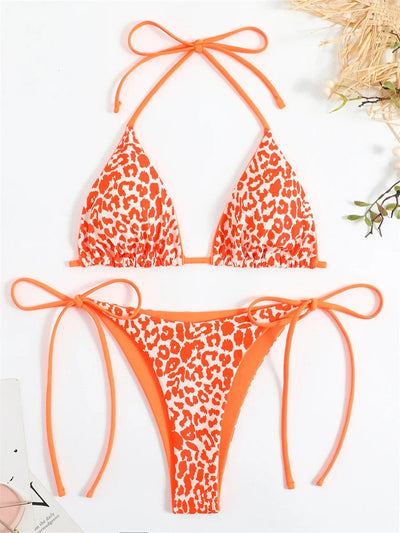 SoSoof - Bikini brésilien avec imprimé léopard