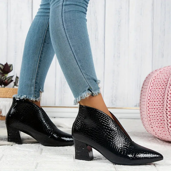 Bottines à Talon Pointu Élégance