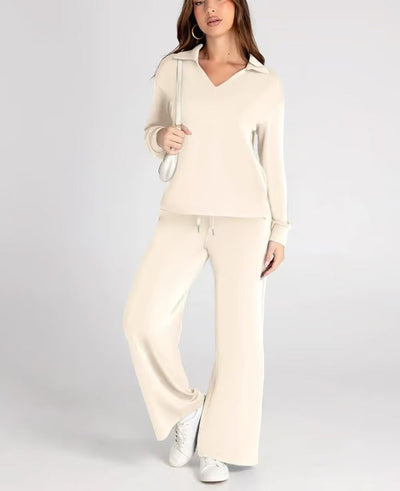 Nivetha - Ensemble 2 Pièces à Manches Longues