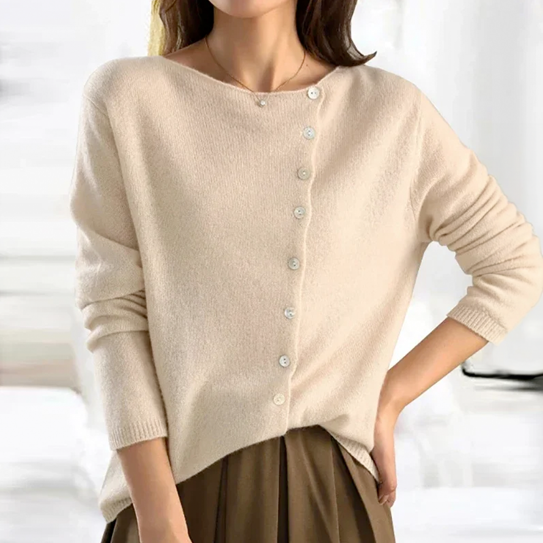 Claire™ | Cardigan classique en maille boutonnée