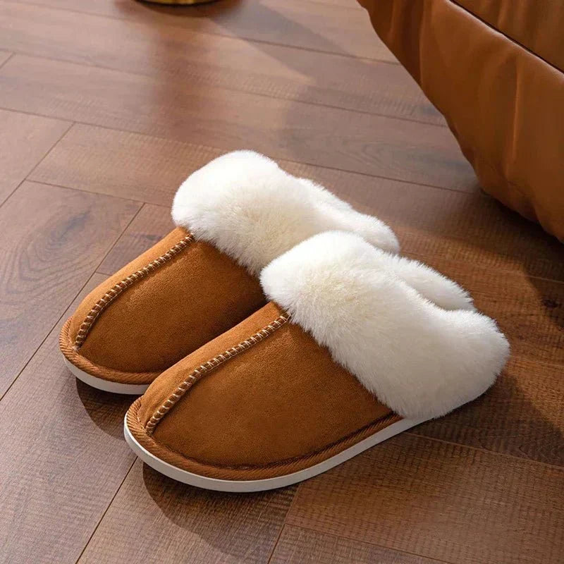 Pantoufles d'intérieur — détail de l'accueil confortable