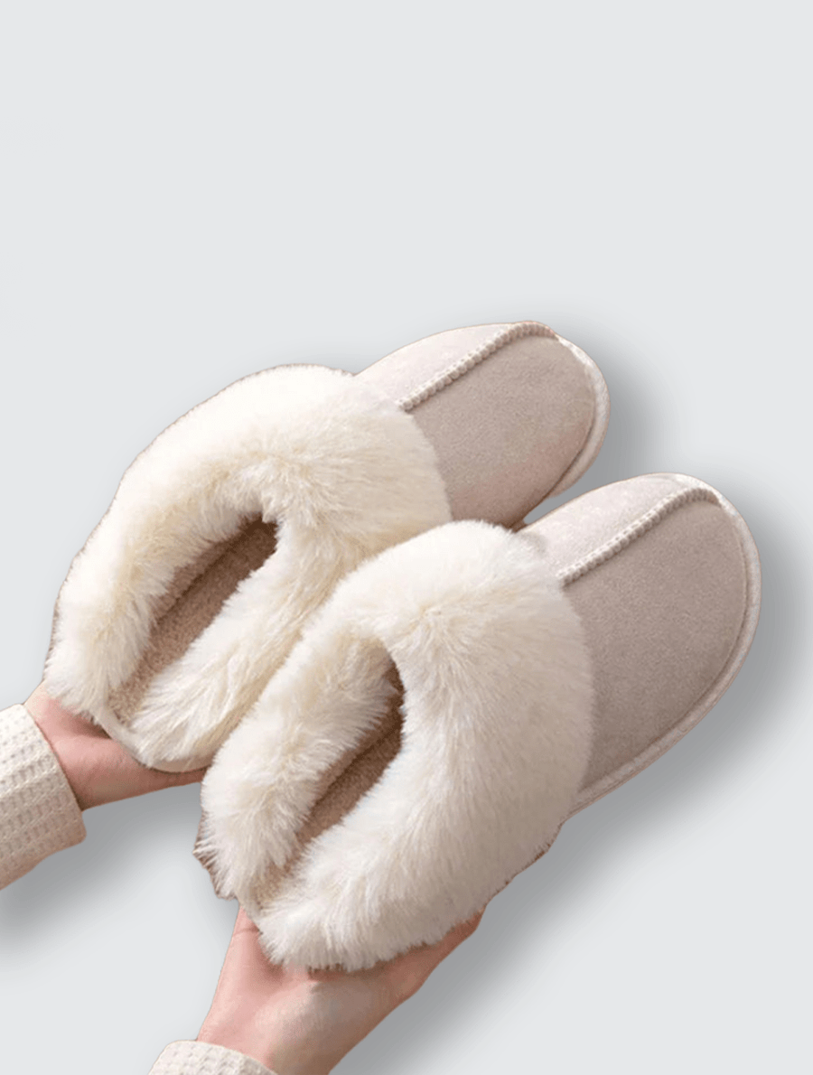 Pantoufles d'intérieur confortables — variation de teinte élégante