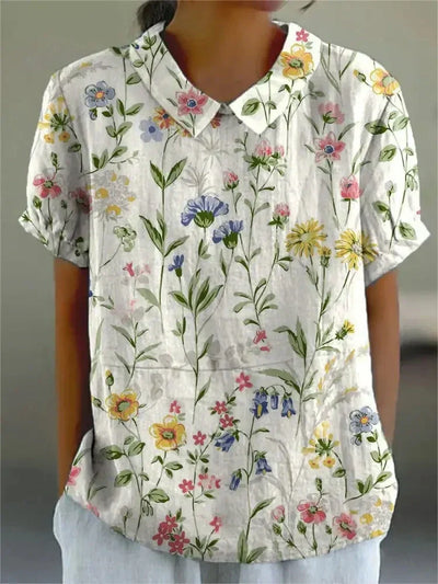 Liv | Chemisier élégant à motif floral pour femmes