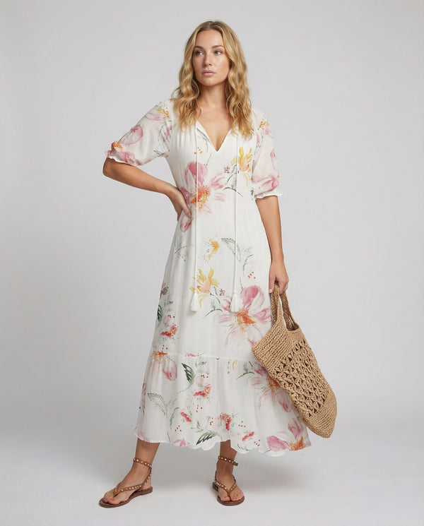 Robe Longue Bohème Fluide