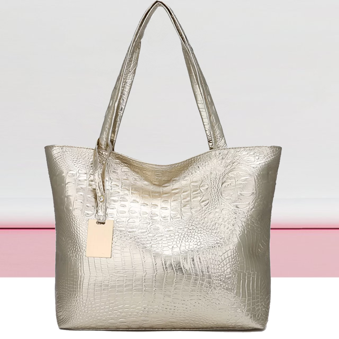 Isabella | Sac spacieux avec imprimé crocodile