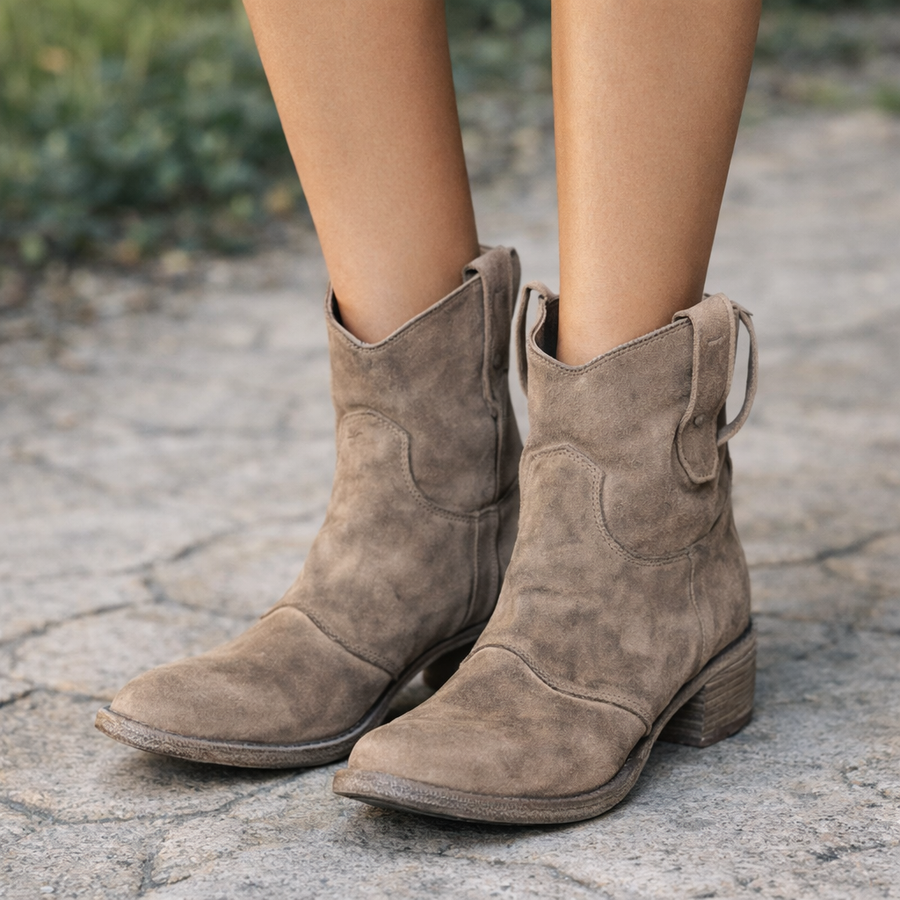 Botas Bohemian com Salto de Bloco