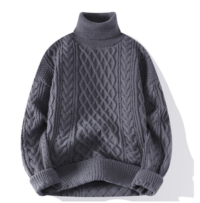 Lytheris™ | Pull à col roulé torsadé vintage