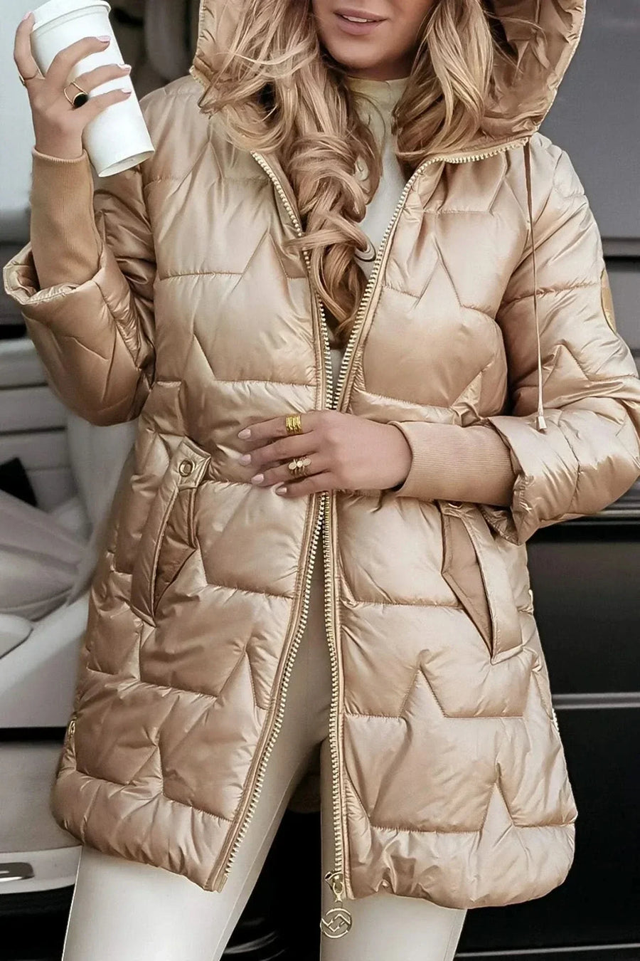 Veste Matelassée Luna - Coupe Élégante et Protectrice