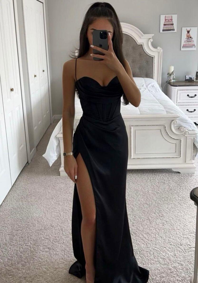 Alouette | Élégant Satiné Soirée Robe