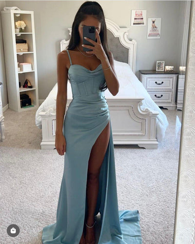 Alouette | Élégant Satiné Soirée Robe